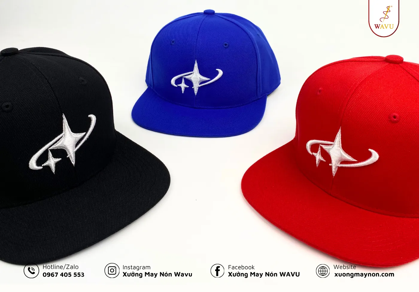 4 form nón Snapback thông dụng