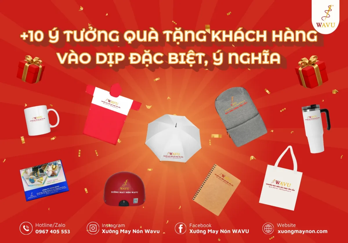 10 Ý tưởng quà tặng khách hàng vào dịp đặc biệt, ý nghĩa